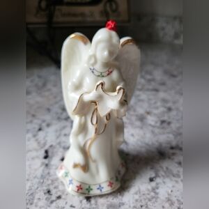 VTG Ornament Porcelain Angel Christmas